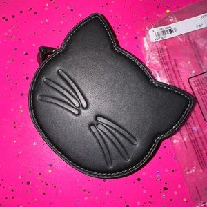 Coach cat coin purse